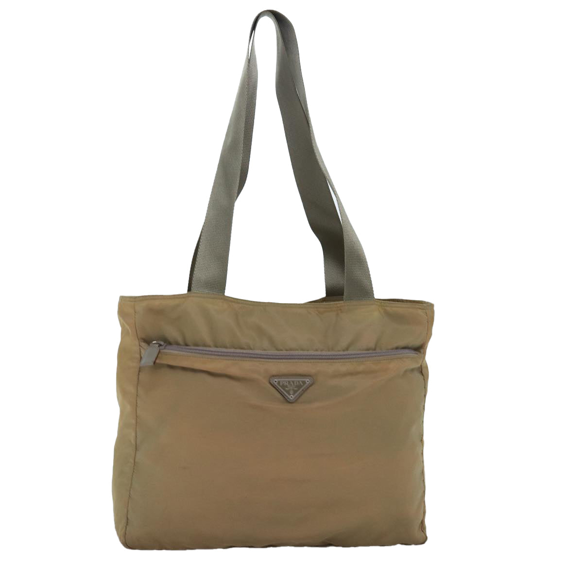 Luxury PradaTote Bag Nylon Beige mr185
