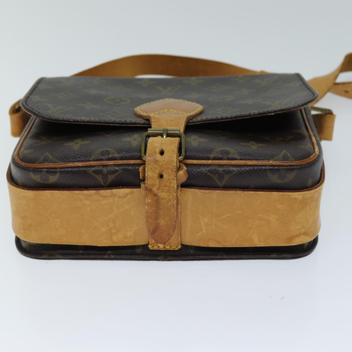 LOUIS VUITTON Monogram Cartouchiere MM Shoulder Bag M51253 LV mr190
