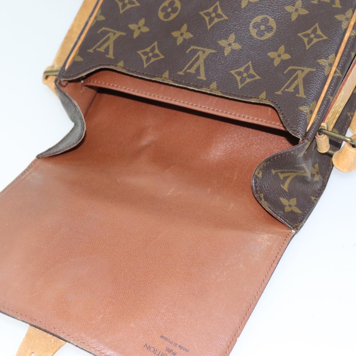LOUIS VUITTON Monogram Cartouchiere MM Shoulder Bag M51253 LV mr190