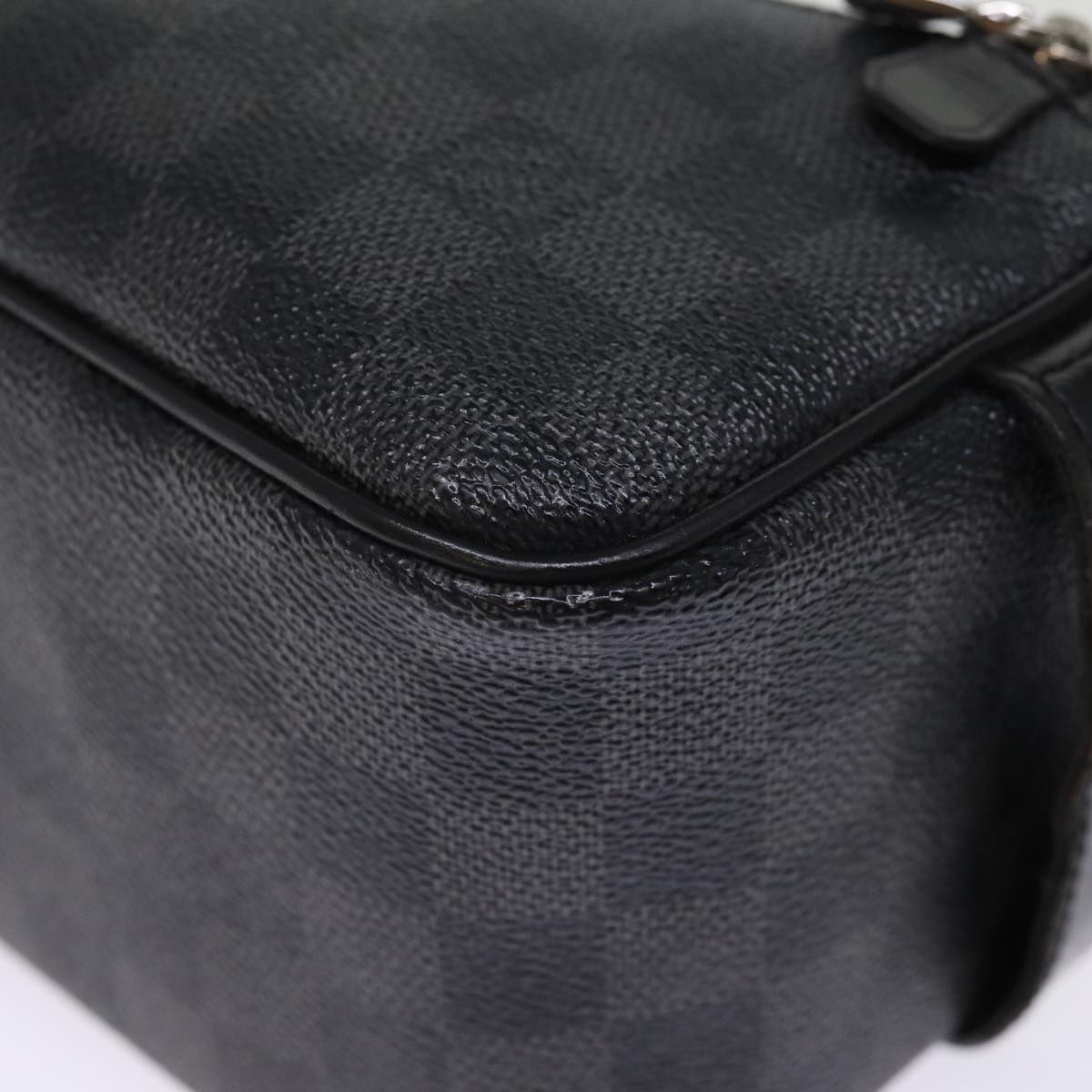 LOUIS VUITTON Damier Graphite Toiletry Pouch Clutch Bag N47625 LV mr192