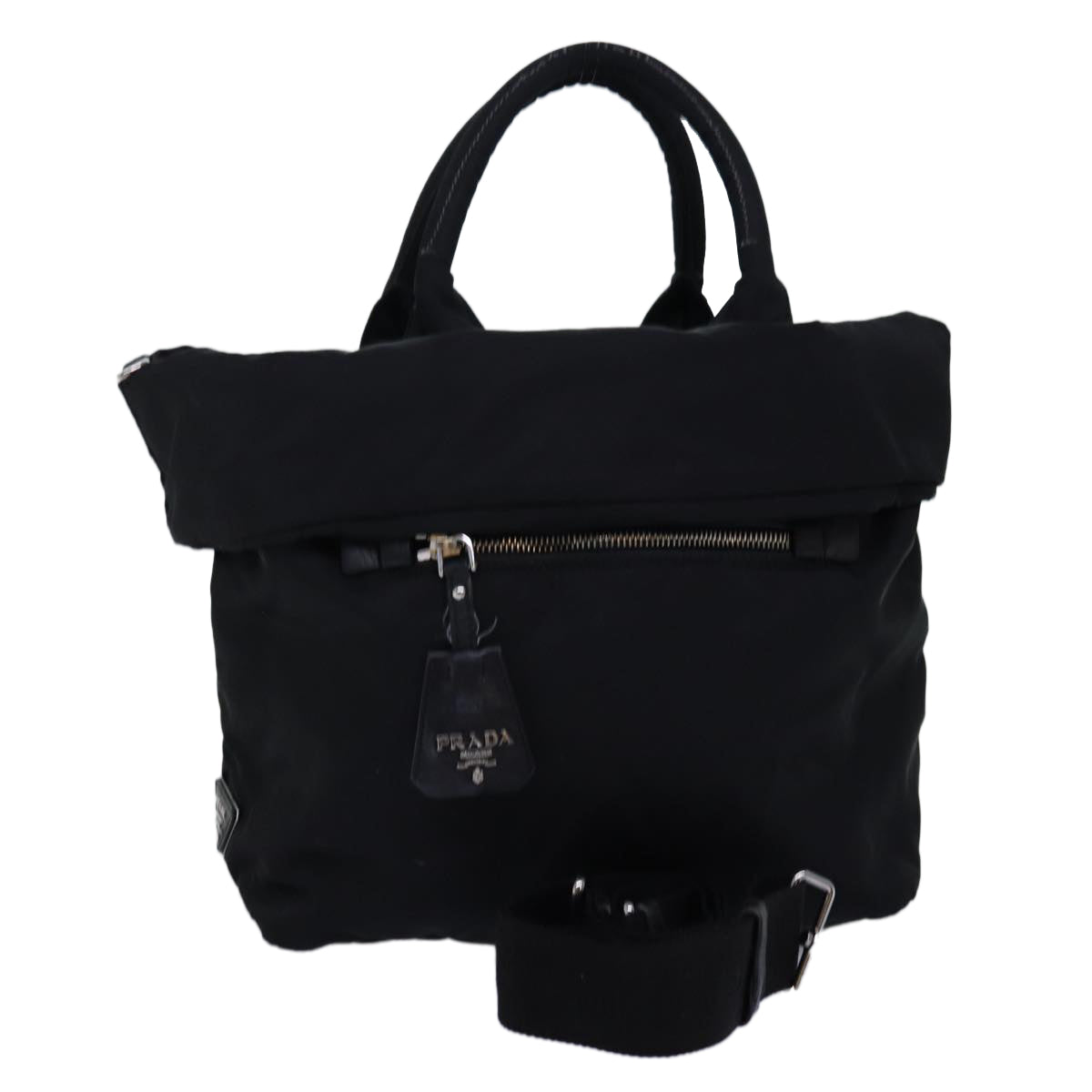 Luxury PradaHand Bag Nylon 2way Black mr207