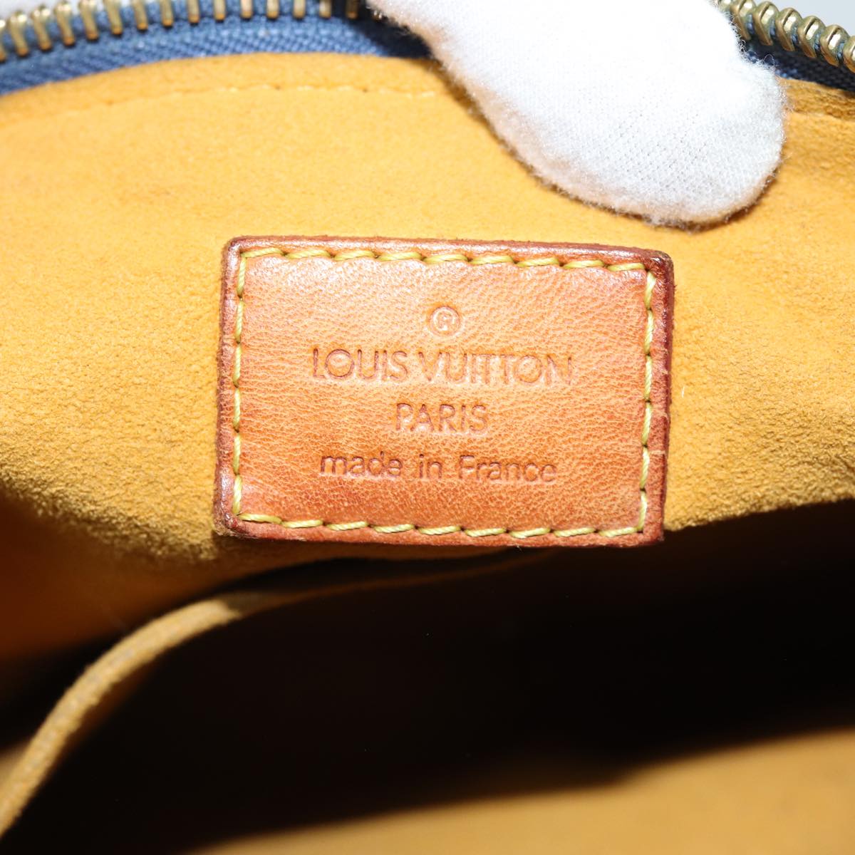 LOUIS VUITTON Monogram denim Buggy PM Shoulder Bag Blue M95049 LV mr216