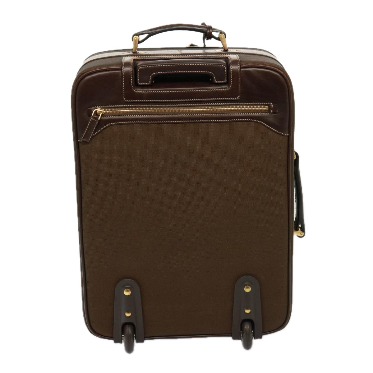 Luxury Pradasuitcase Canvas Brown mr228