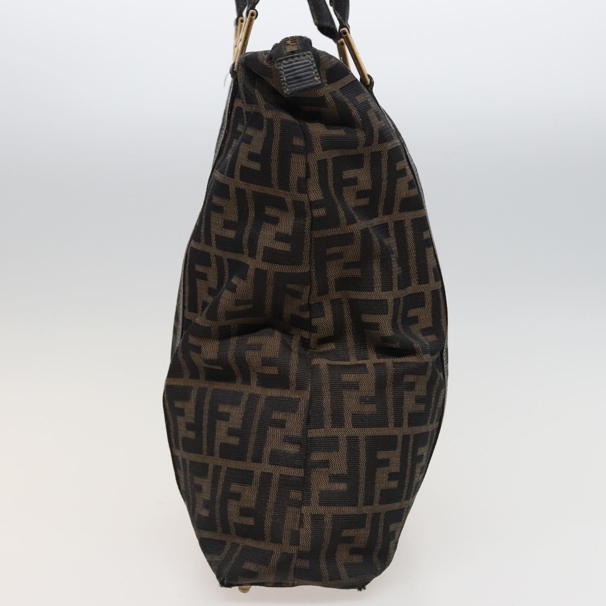 Luxury Fendi Zucca Canvas Hand Bag Brown Blackmr305