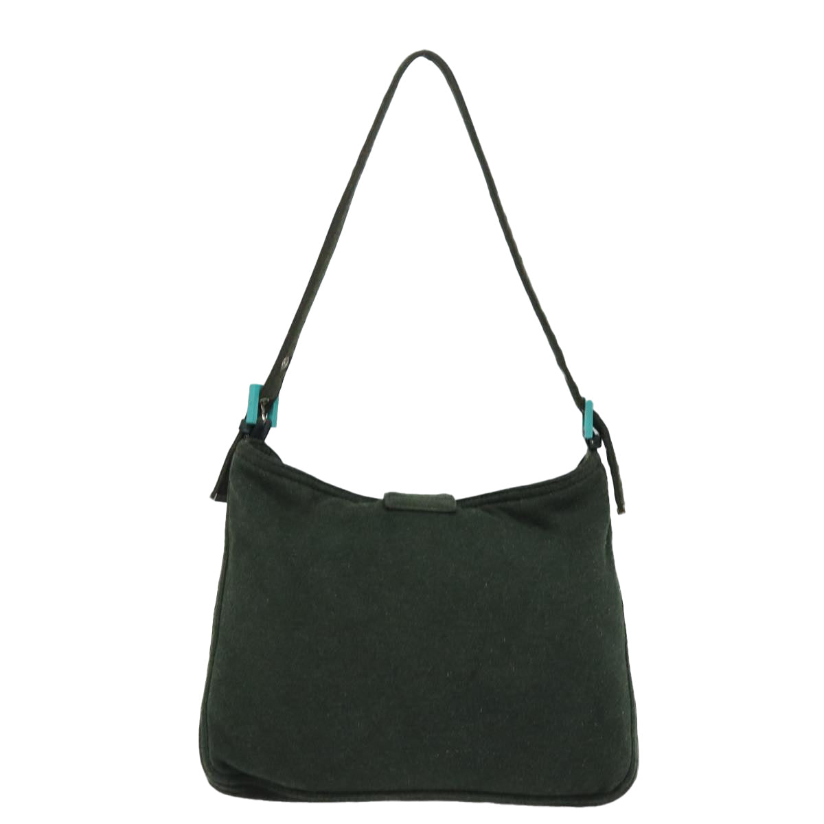 Luxury Fendi Mamma Baguette Shoulder Bag Cotton Greenmr306