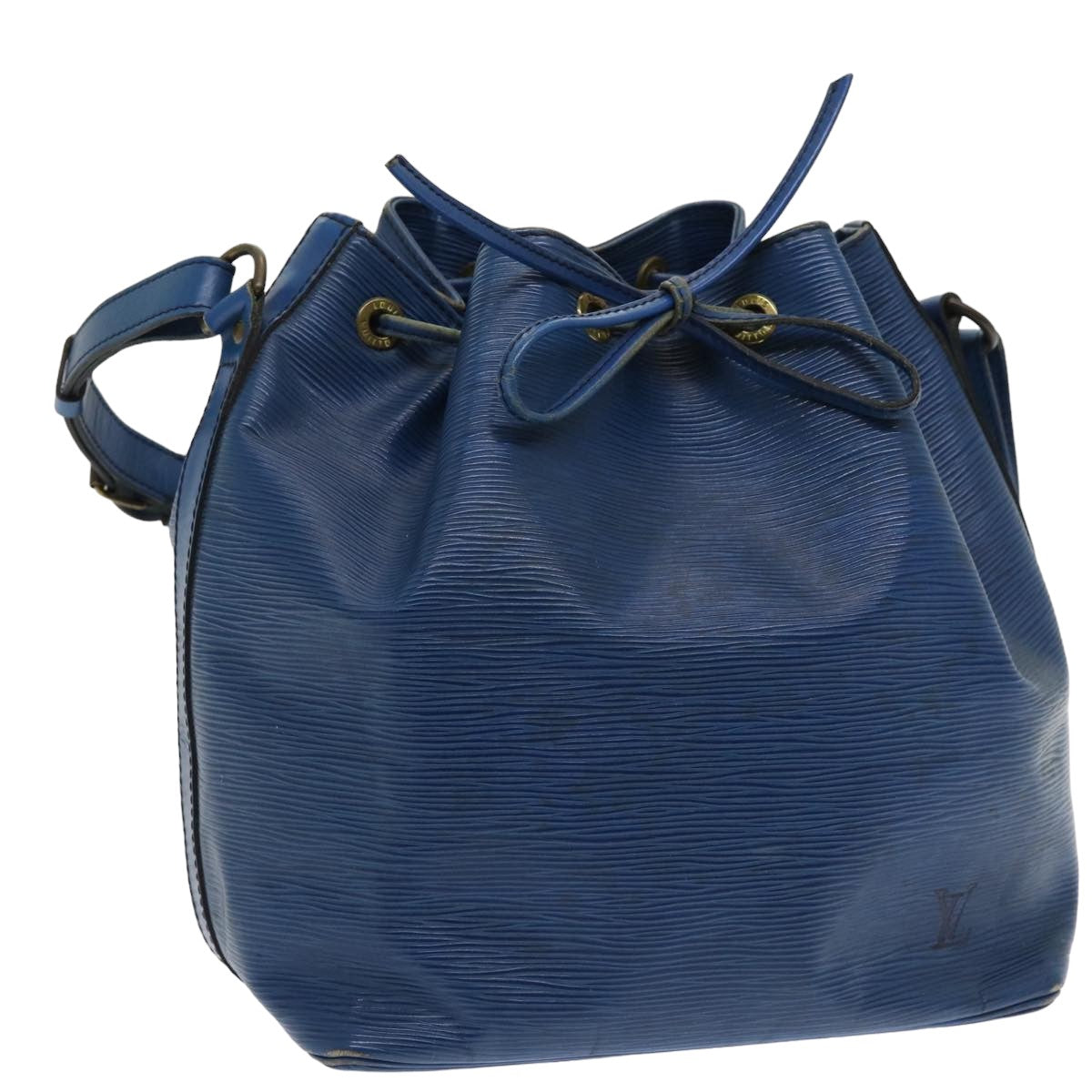 LOUIS VUITTON Epi Petit Noe Shoulder Bag Blue M44105 LV mr340