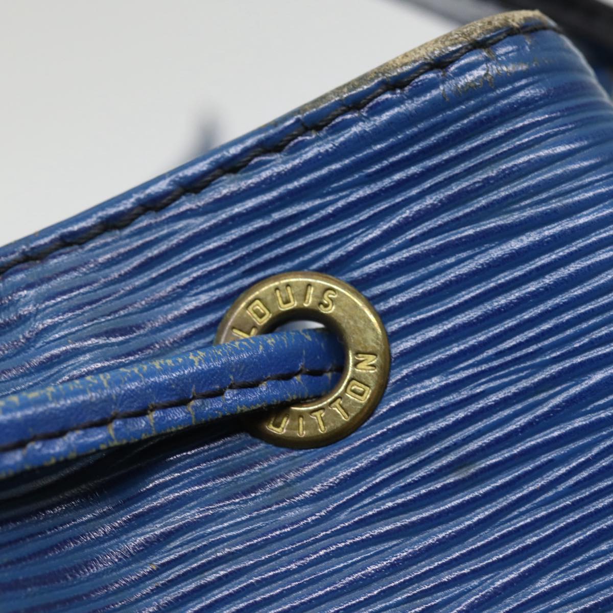 LOUIS VUITTON Epi Petit Noe Shoulder Bag Blue M44105 LV mr340