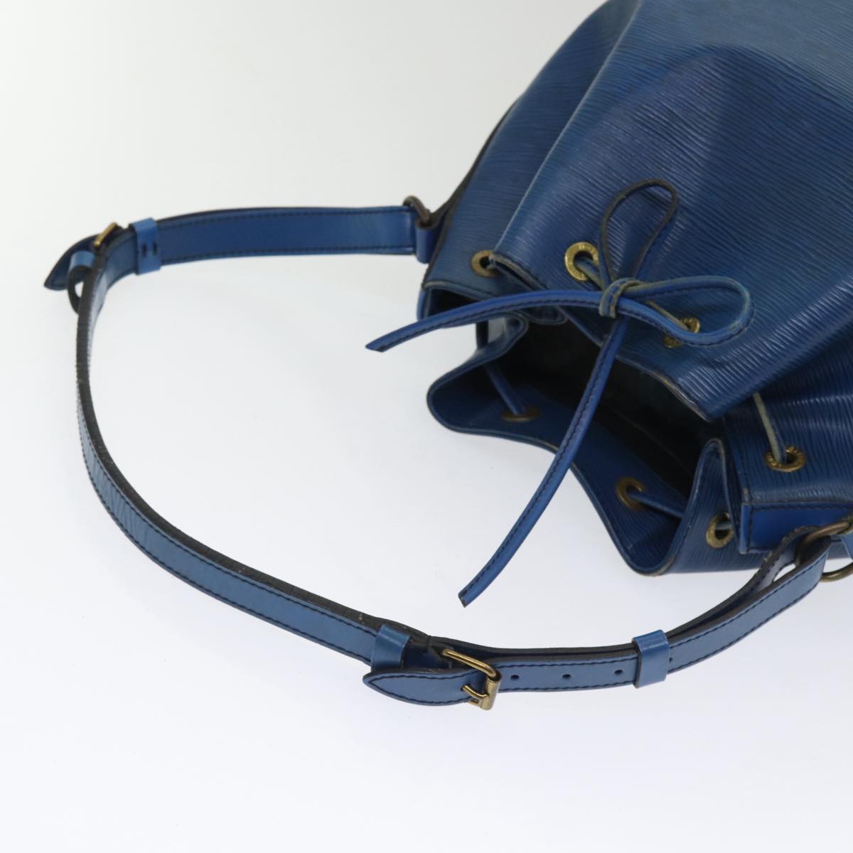 LOUIS VUITTON Epi Petit Noe Shoulder Bag Blue M44105 LV mr340
