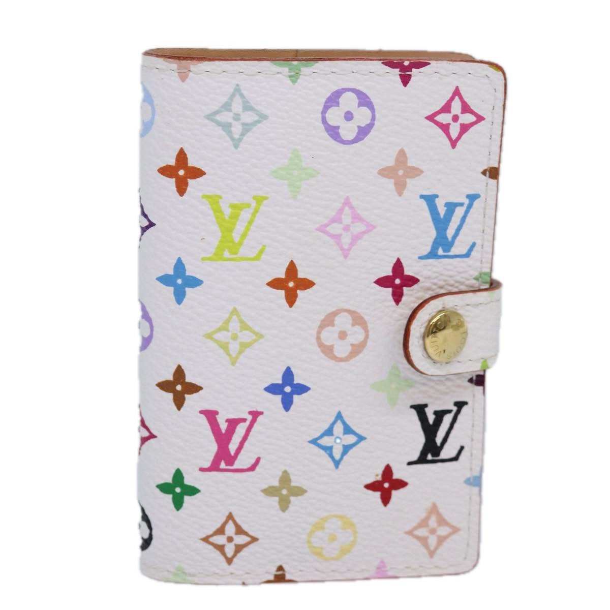 LOUIS VUITTON Multicolor Carnet De Bal Day Planner Cover White M92653 mr346