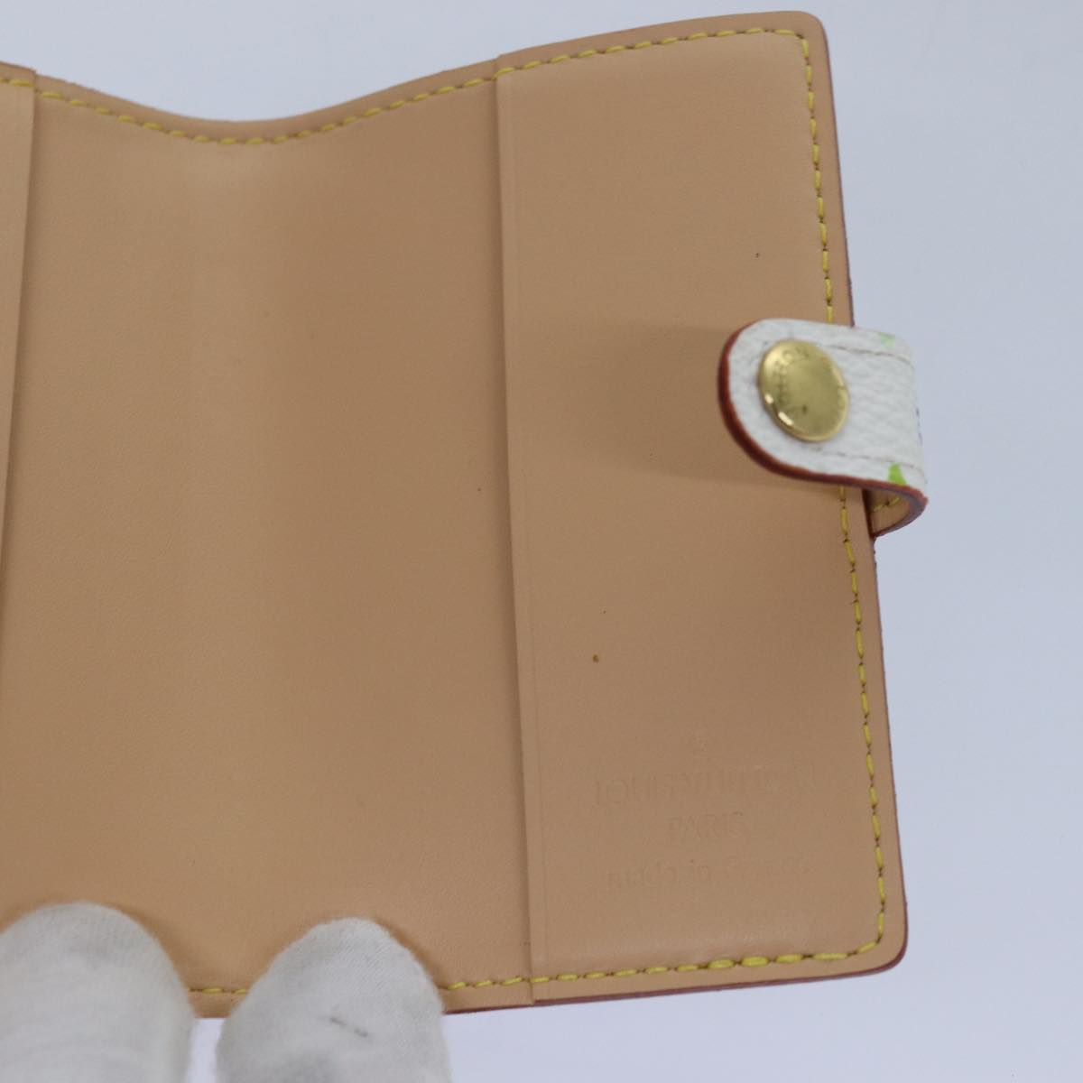 LOUIS VUITTON Multicolor Carnet De Bal Day Planner Cover White M92653 mr346