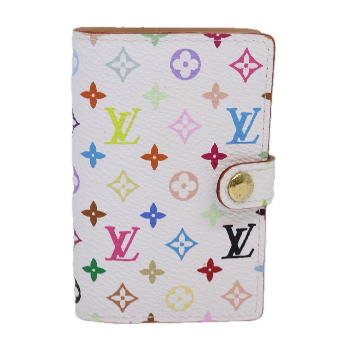 LOUIS VUITTON Multicolor Carnet De Bal Day Planner Cover White M92653 mr346