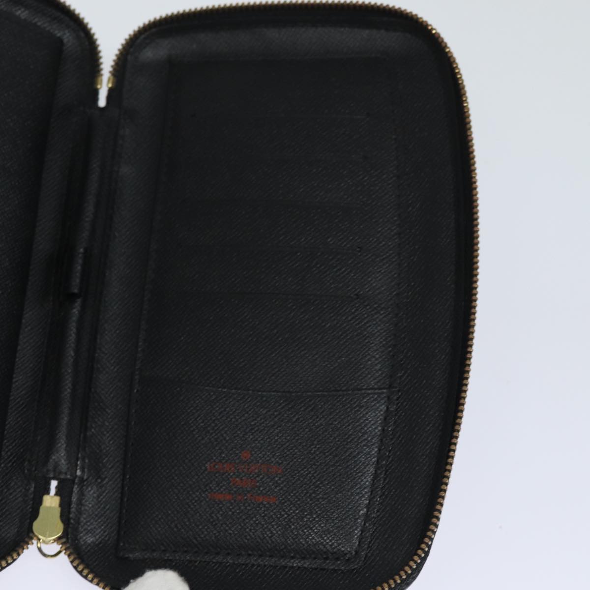 LOUIS VUITTON Epi Agenda Geode Travel Case Black M63872 LV mr347