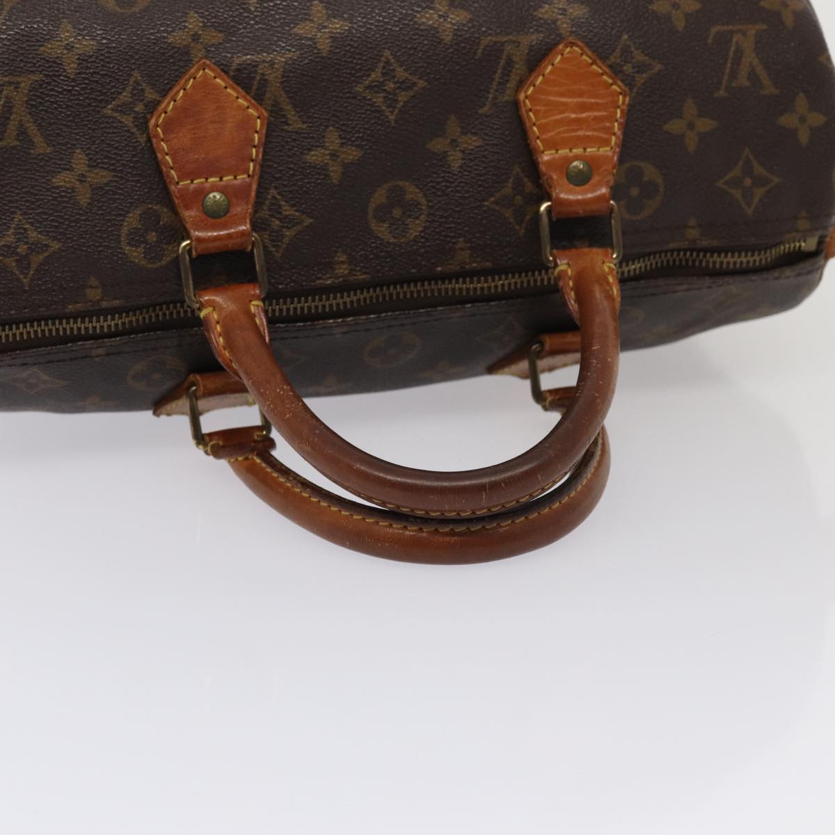 LOUIS VUITTON Monogram Speedy 30 Hand Bag M41526 LV mr350