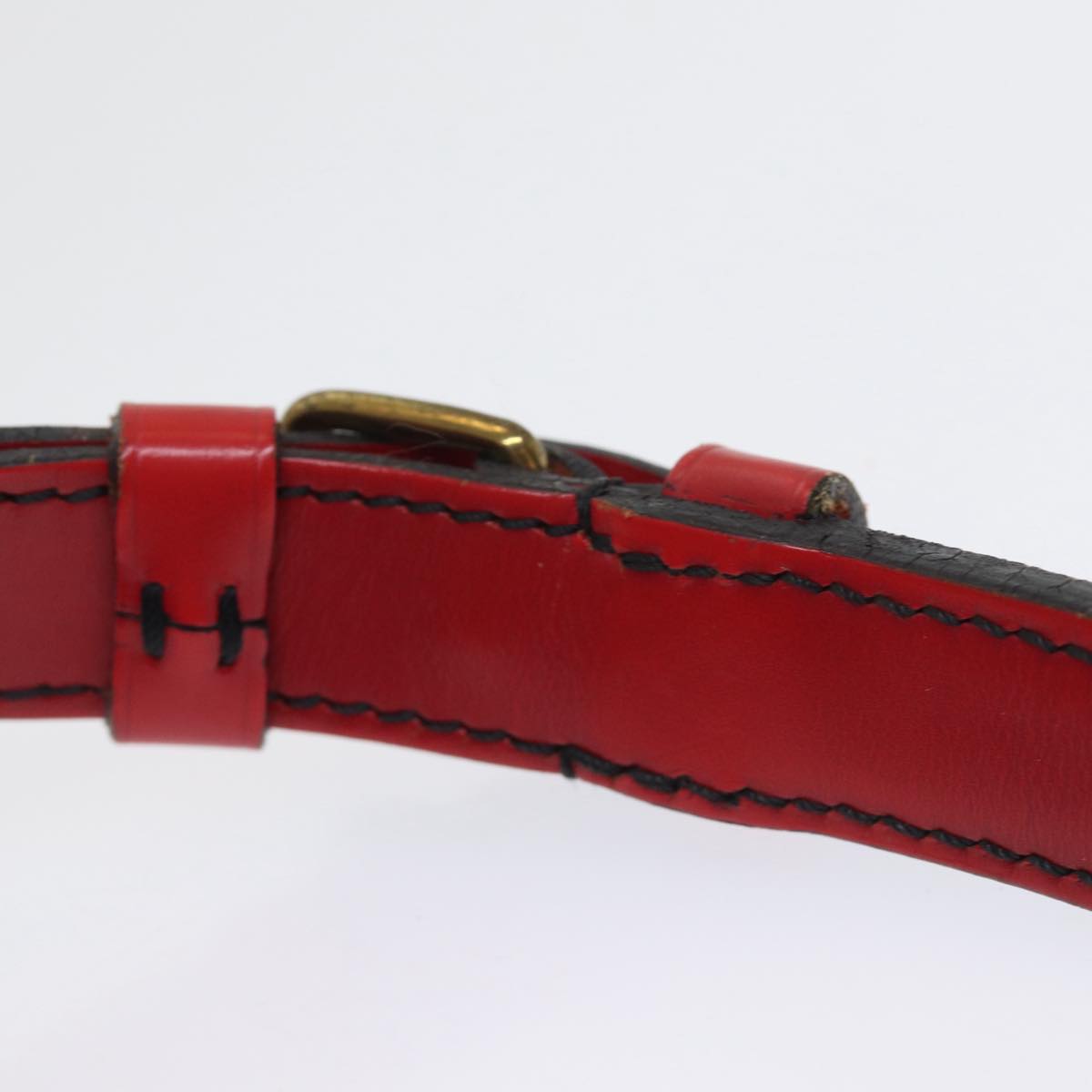 LOUIS VUITTON Epi Petit Noe Shoulder Bag Red M44107 LV mr357
