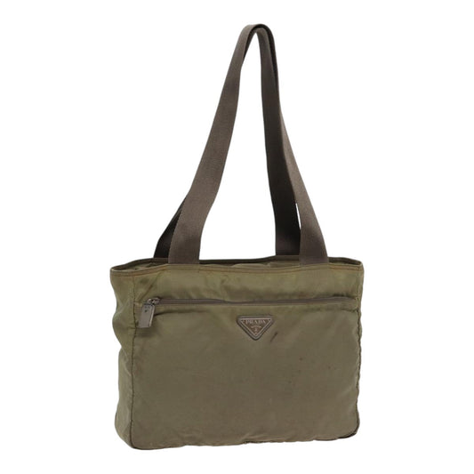 Luxury Prada Tote Bag Nylon Khaki  mr430