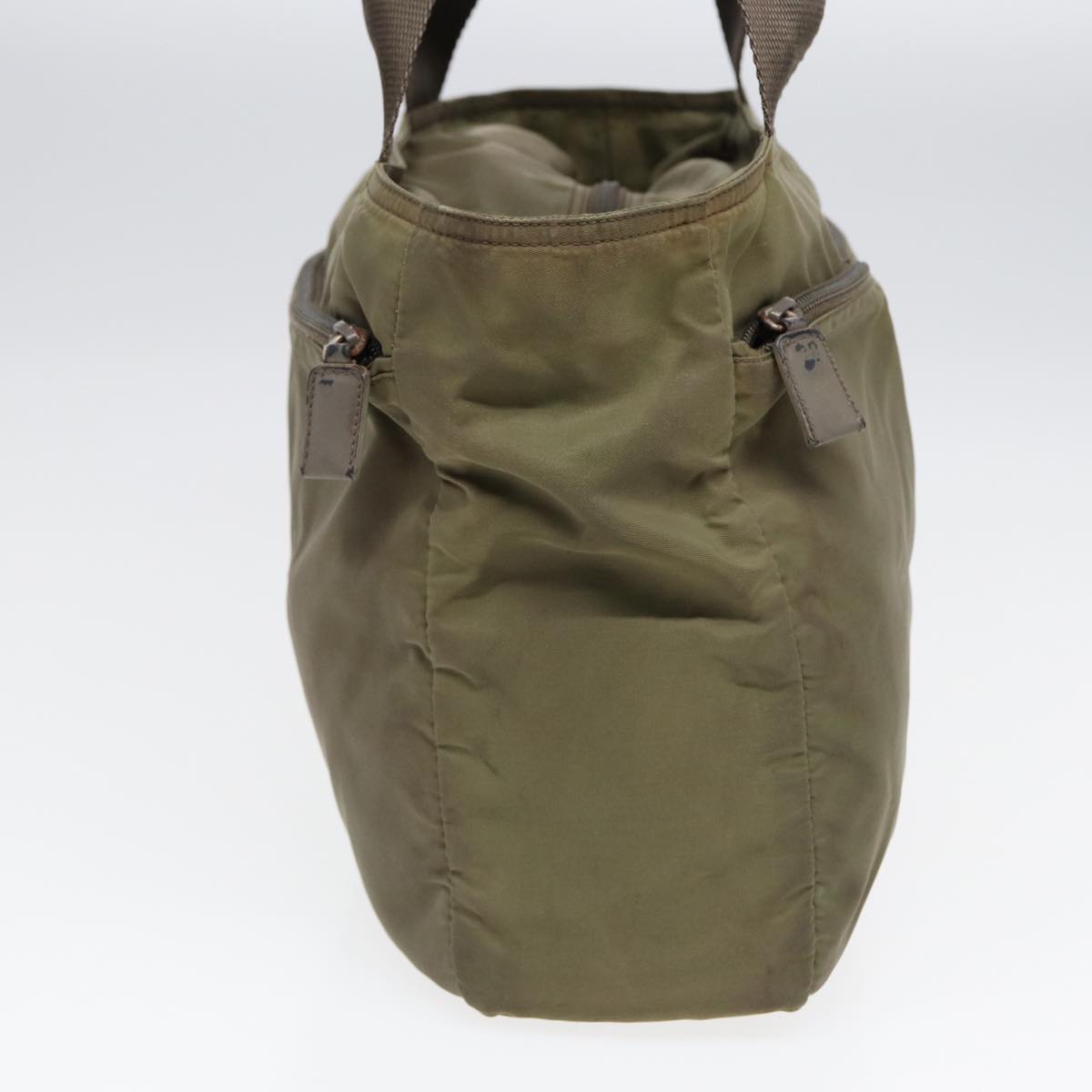 Luxury Prada Tote Bag Nylon Khaki  mr430