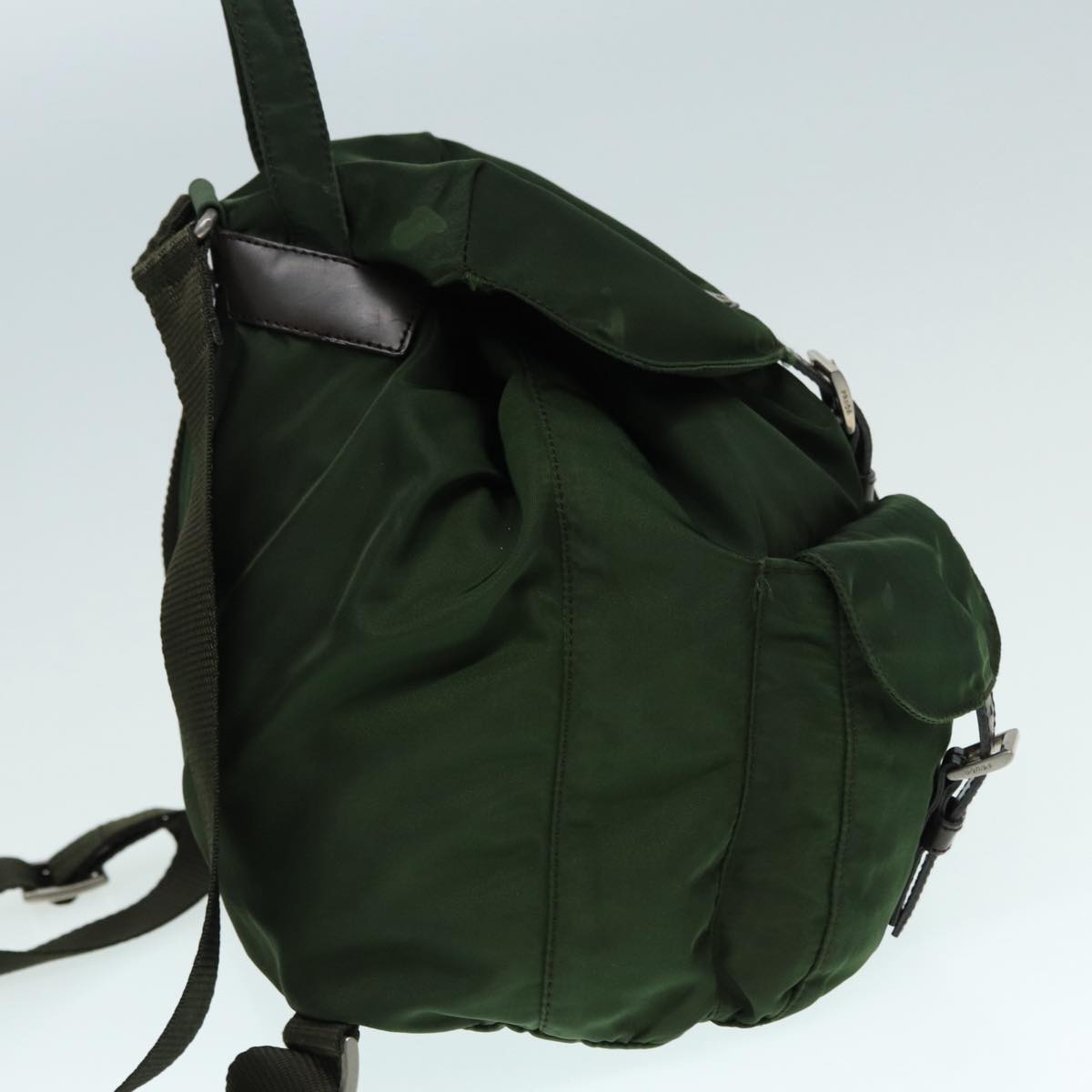Luxury Prada Backpack Nylon Green  mr445