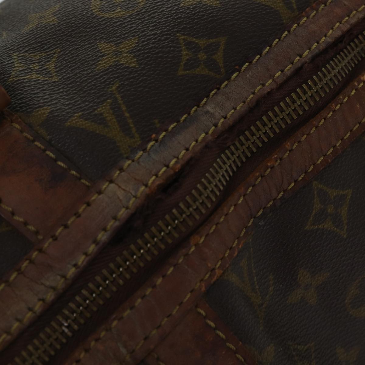 LOUIS VUITTON Monogram Sac Souple 45 Boston Bag Vintage M41624 LV mr467