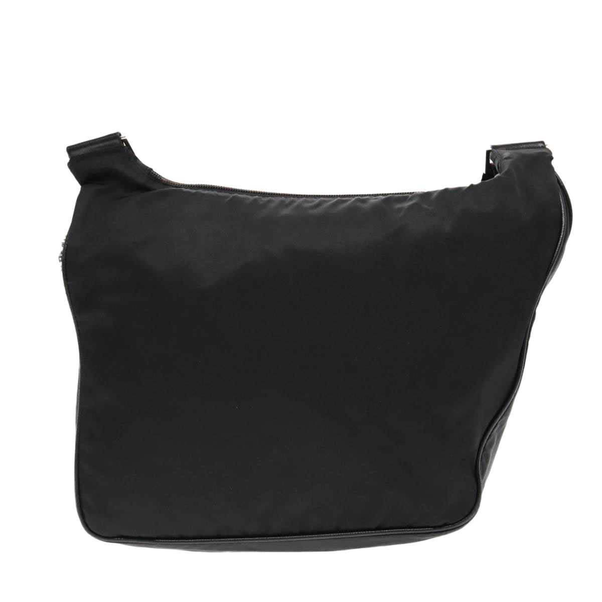 Luxury Prada Shoulder Bag Nylon Black Silver  mr515