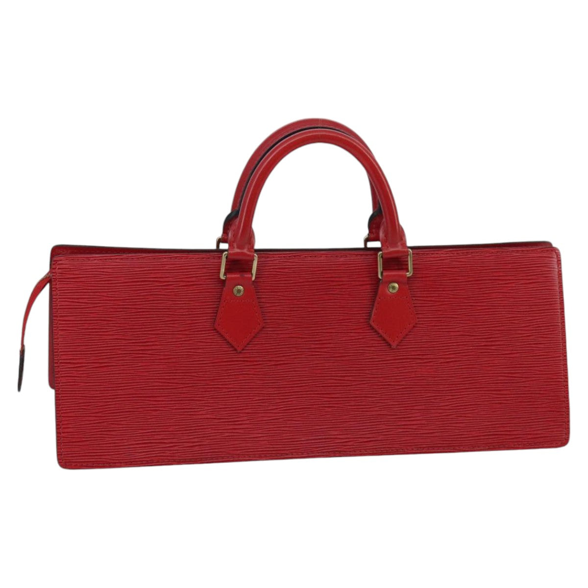 LOUIS VUITTON Epi Sac Triangle Hand Bag Red M52097 LV mr642