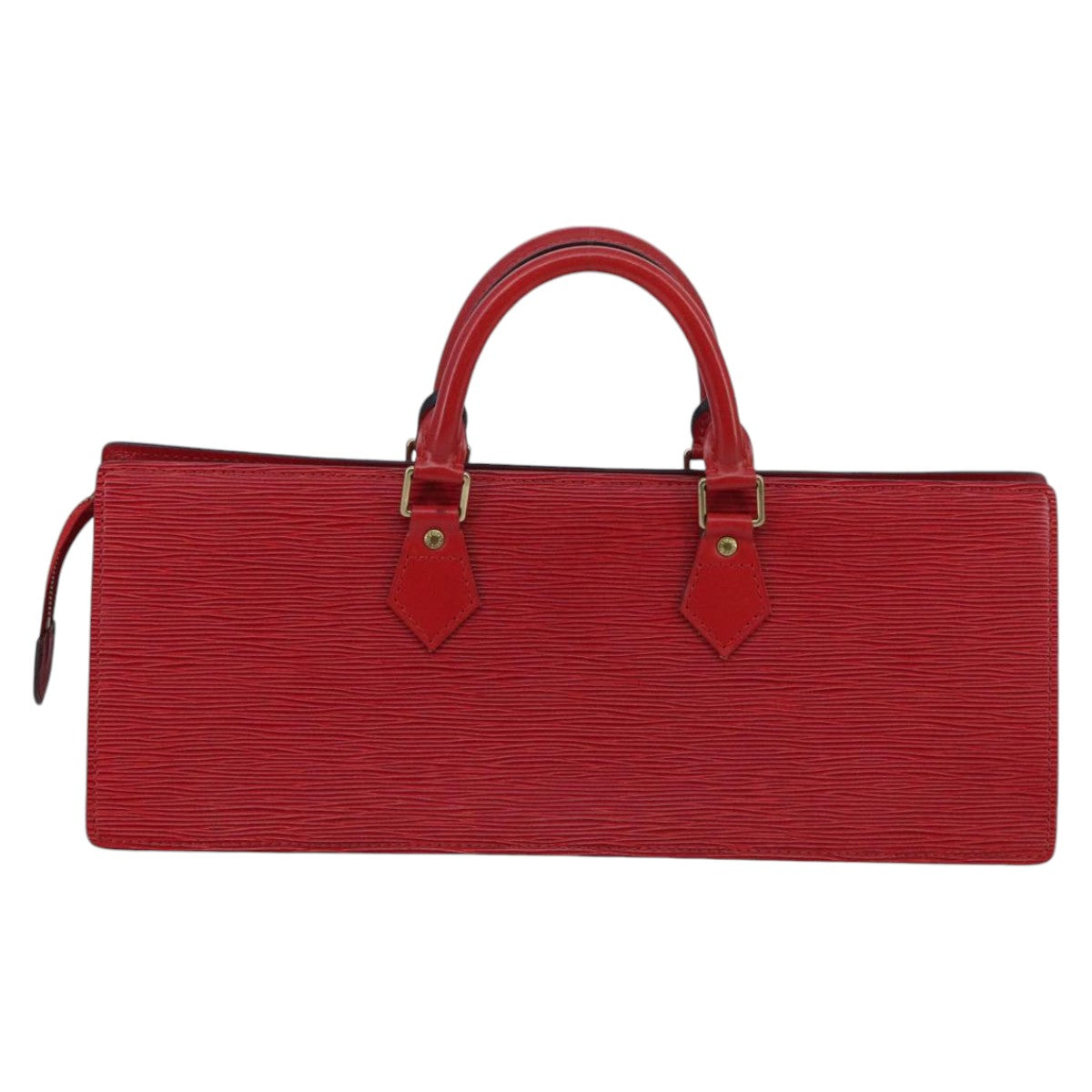 LOUIS VUITTON Epi Sac Triangle Hand Bag Red M52097 LV mr642