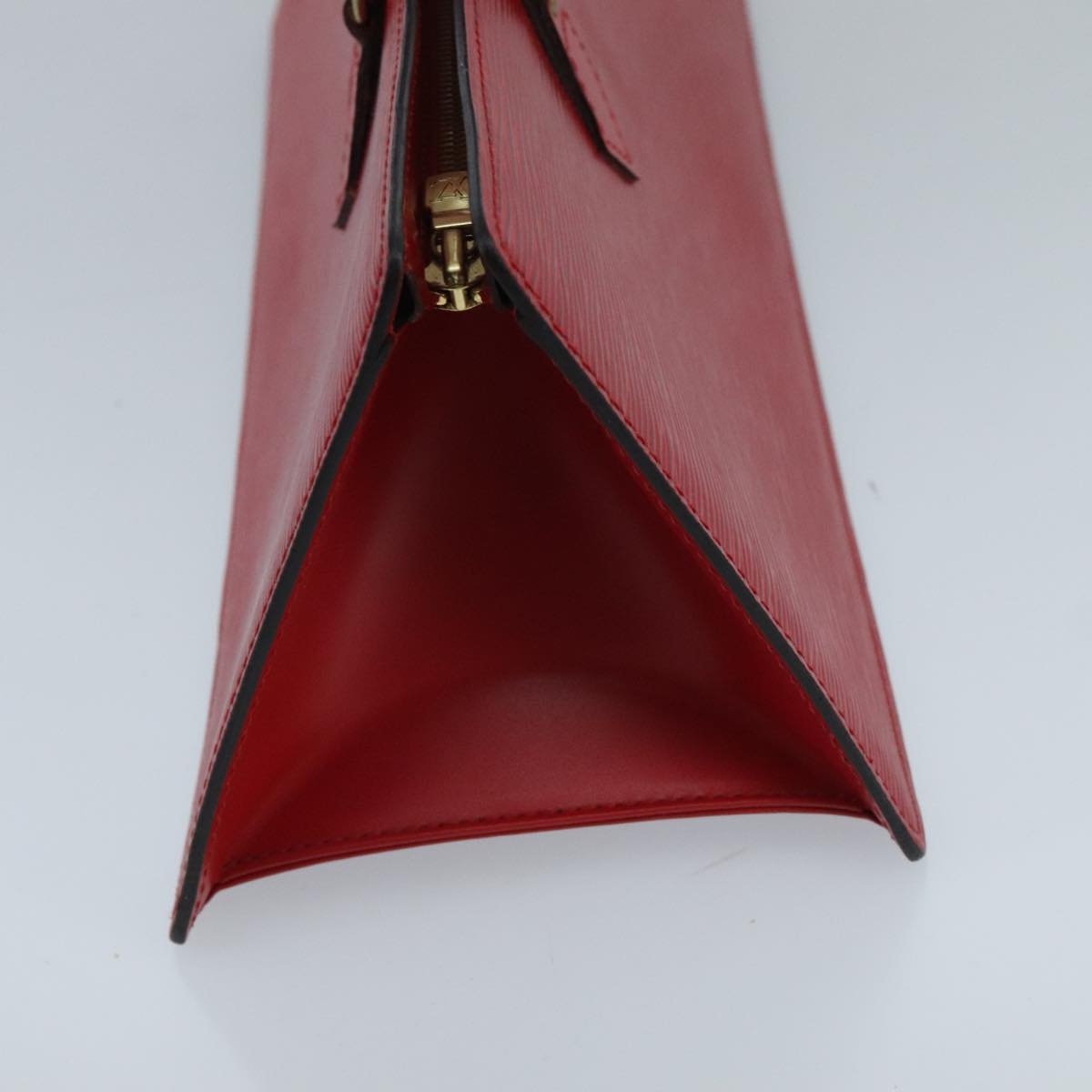 LOUIS VUITTON Epi Sac Triangle Hand Bag Red M52097 LV mr642