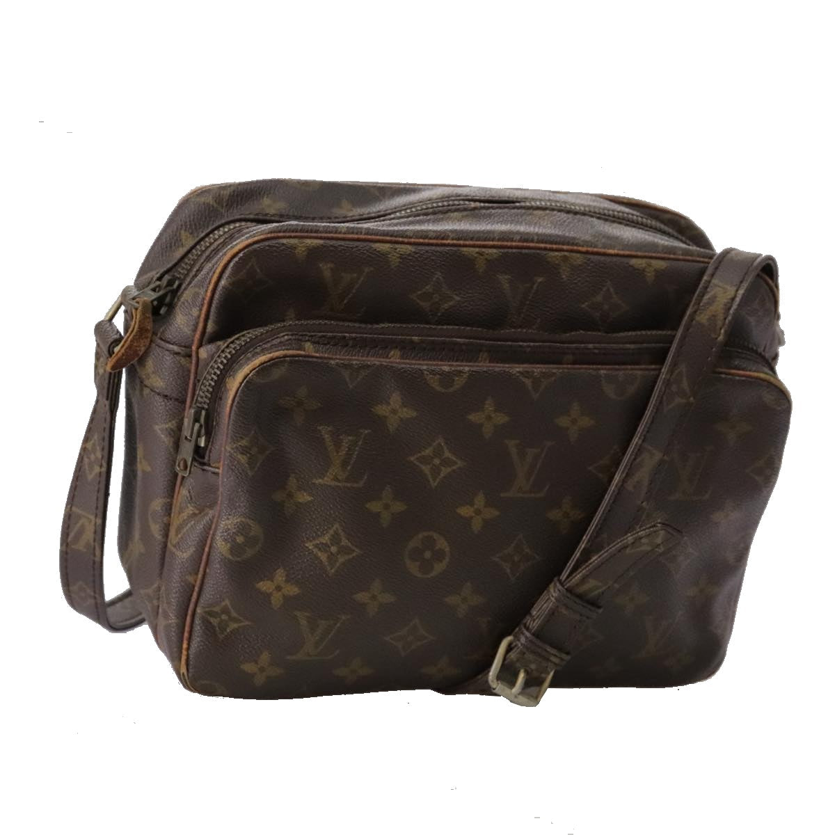 LOUIS VUITTON Monogram Nile Shoulder Bag Vintage M45244 LV mr938