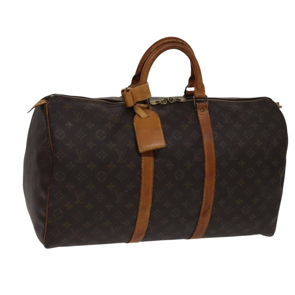LOUIS VUITTON Monogram Keepall 50 Boston Bag M41426 LV mr939