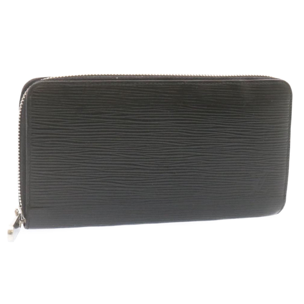 LOUIS VUITTON Epi Zippy Wallet Long Wallet Black Silver M68157 LV ms045
