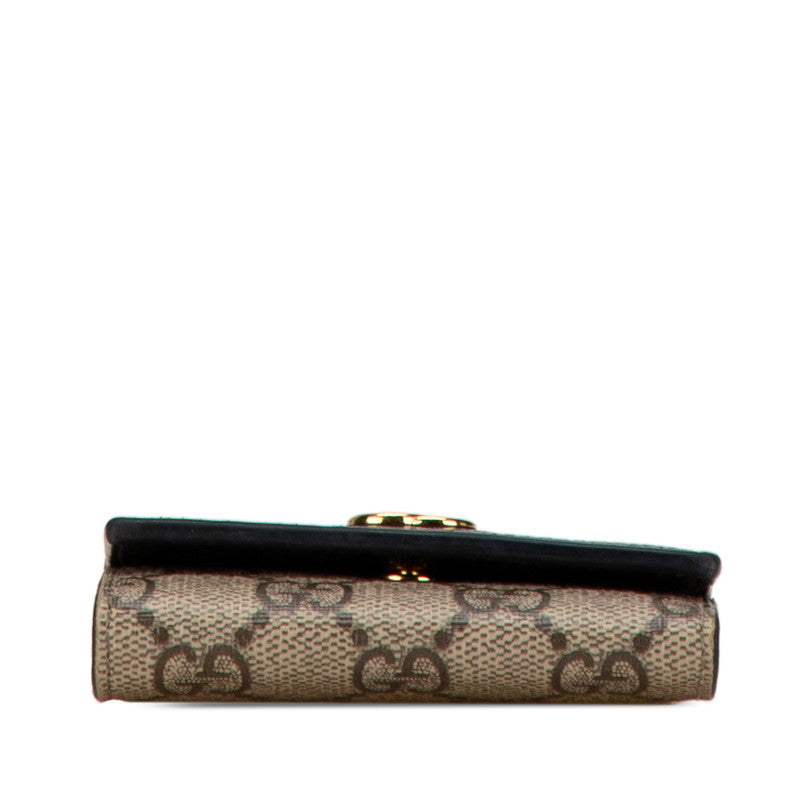 Luxury Gucci Trending 2025 Petit Marmont Double G Key Case 456118