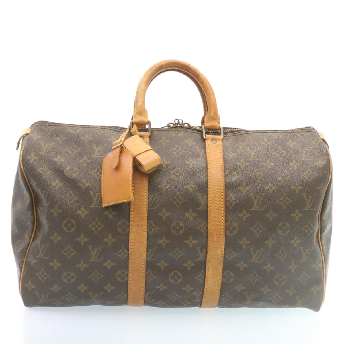 LOUIS VUITTON Monogram Keepall 45 Boston Bag M41428 LV 35058