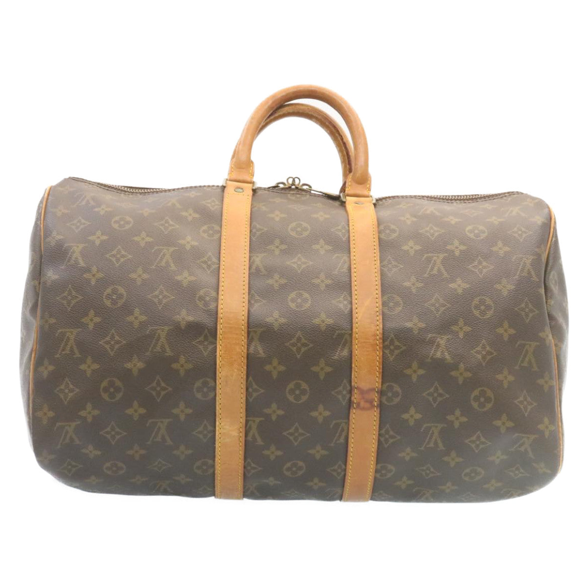LOUIS VUITTON Monogram Keepall 45 Boston Bag M41428 LV 35058