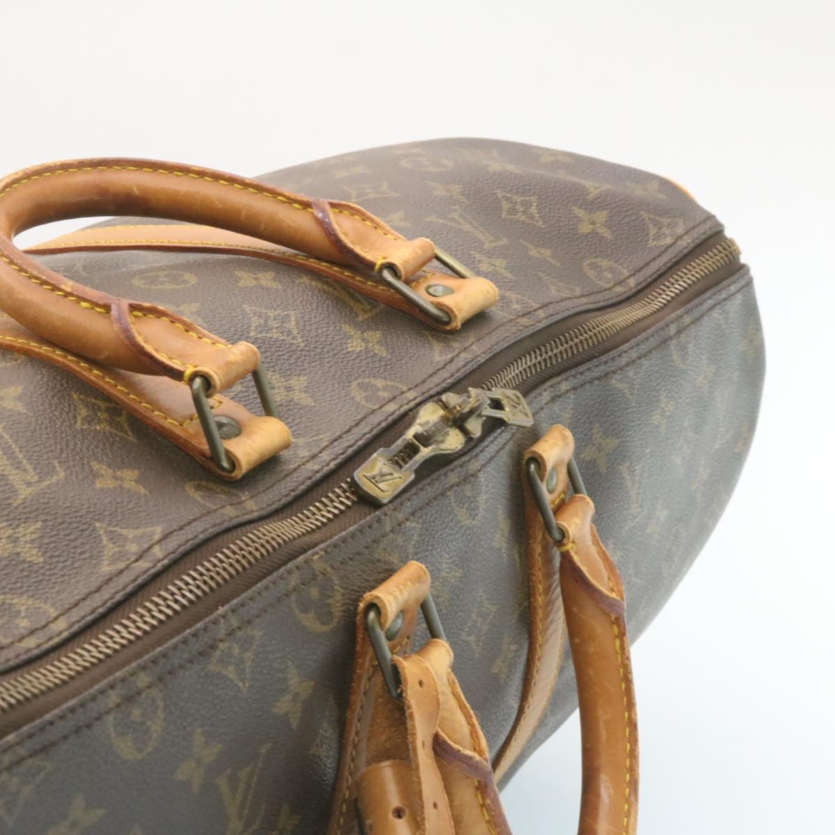 LOUIS VUITTON Monogram Keepall 45 Boston Bag M41428 LV 35058