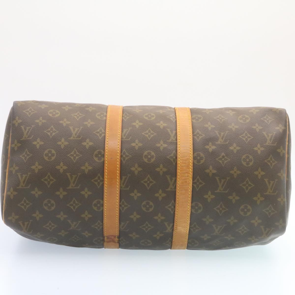 LOUIS VUITTON Monogram Keepall 45 Boston Bag M41428 LV 35058