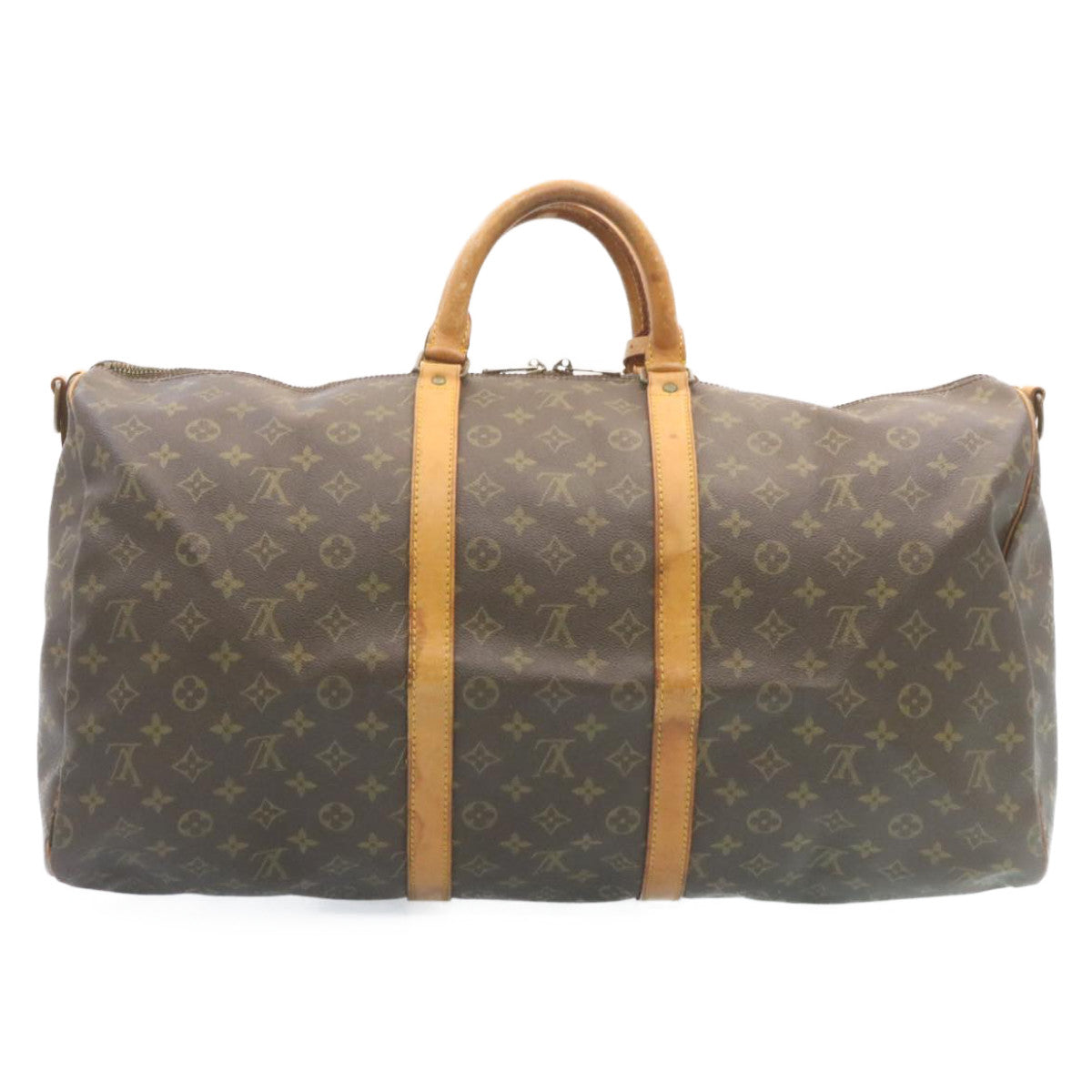LOUIS VUITTON Monogram Keepall Bandouliere 55 Boston Bag M41414 LV 35060