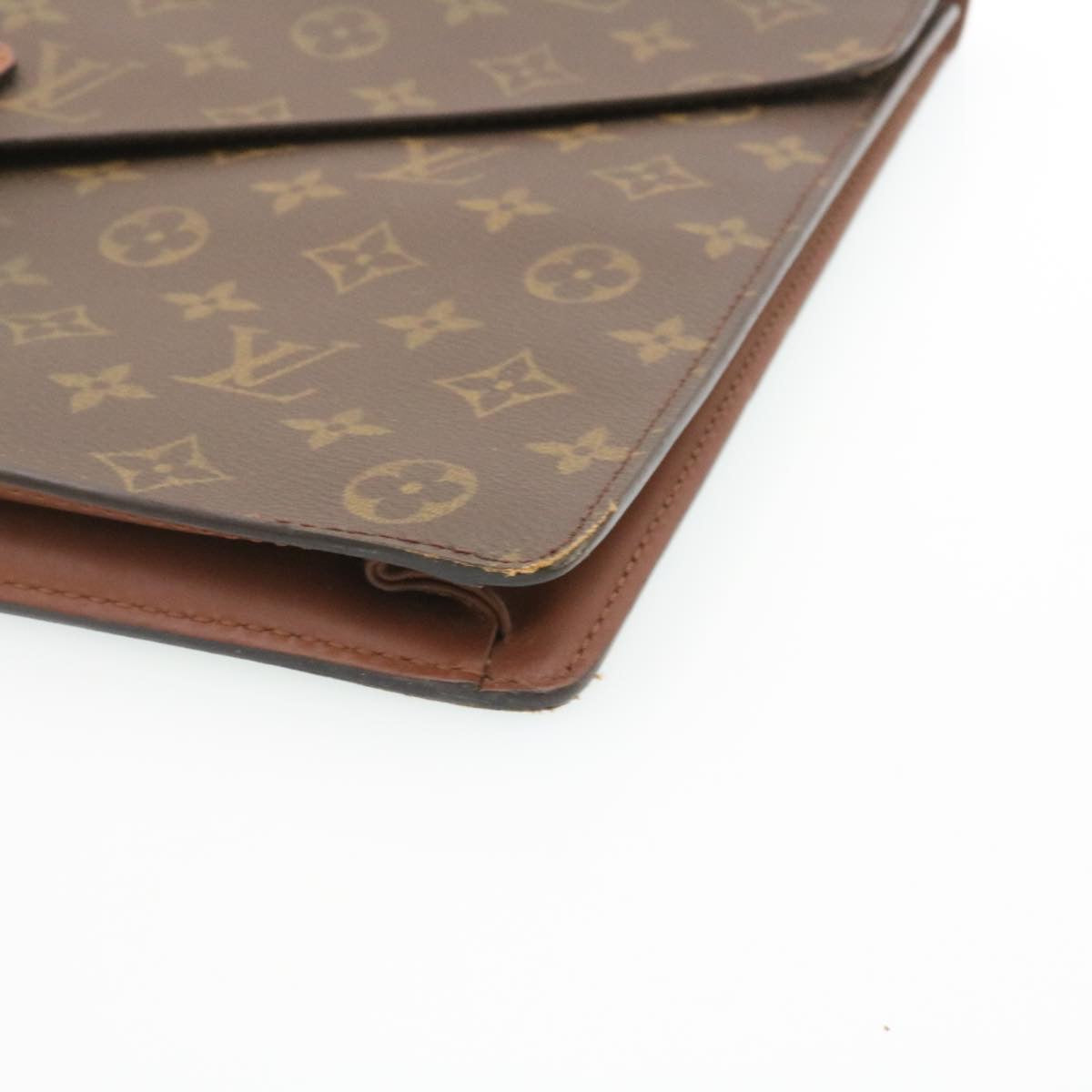 LOUIS VUITTON Monogram Porte Documents Bandouliere Briefcase M53338 35085