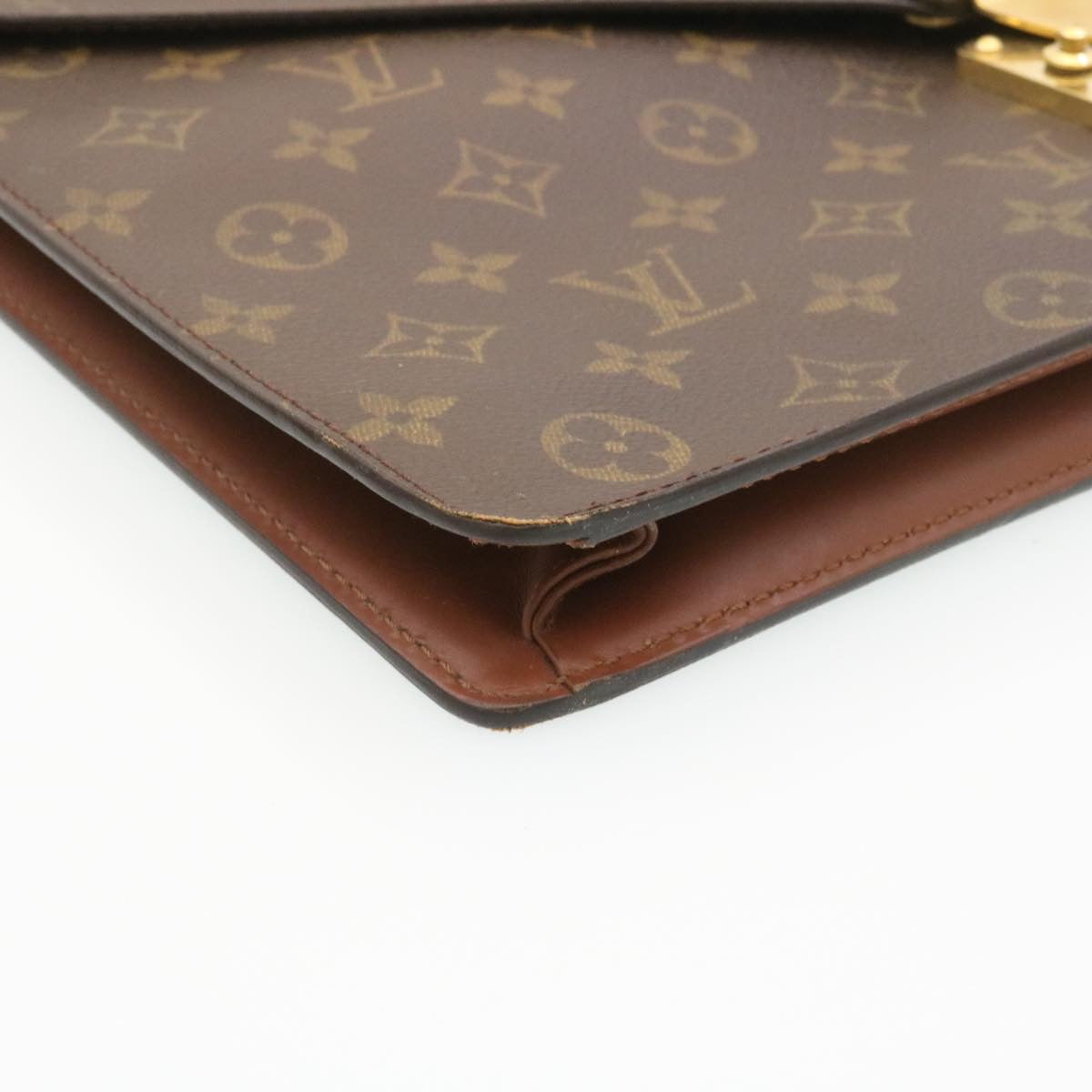LOUIS VUITTON Monogram Porte Documents Bandouliere Briefcase M53338 35085