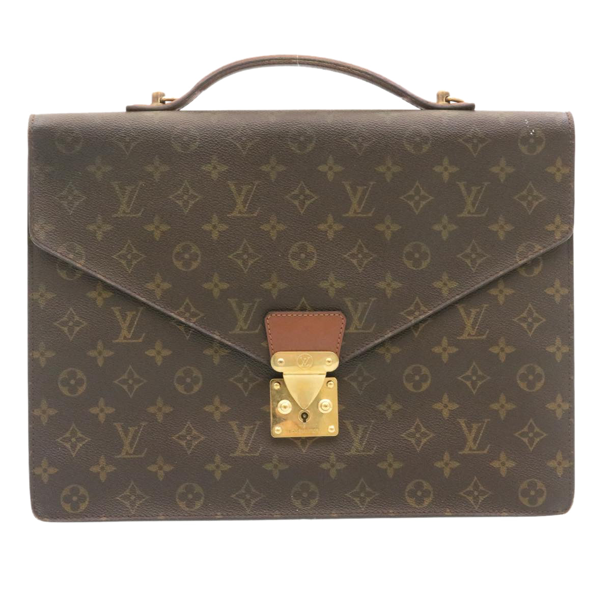 LOUIS VUITTON Monogram Porte Documents Bandouliere Briefcase M53338 35085