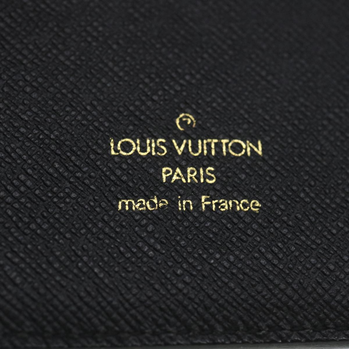 LOUIS VUITTON Epi Agenda GM Day Planner Cover Black R20212 LV 35159