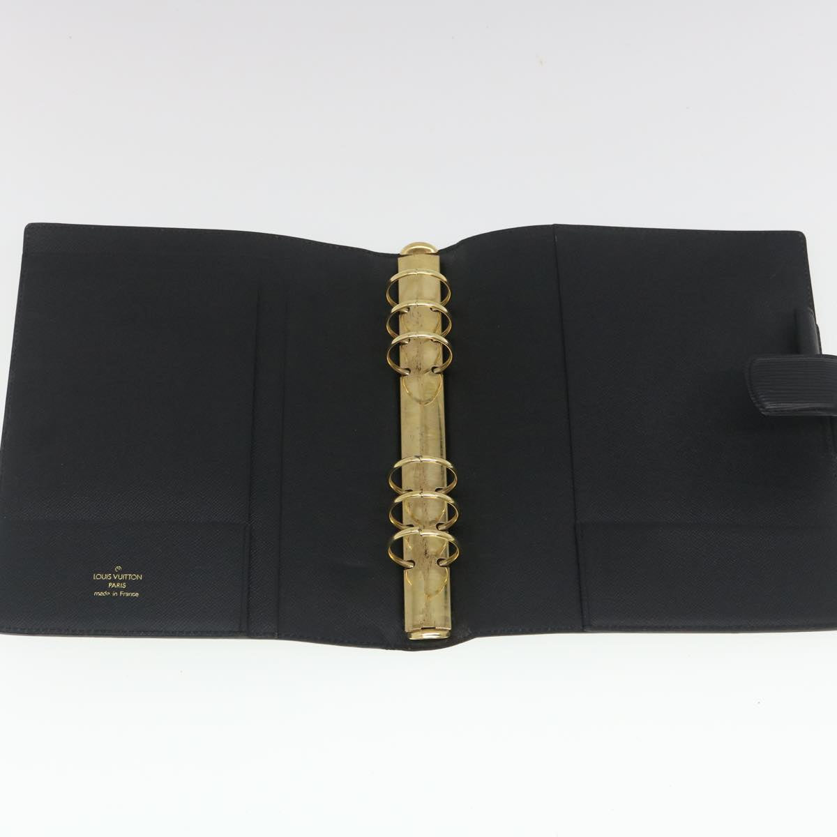 LOUIS VUITTON Epi Agenda GM Day Planner Cover Black R20212 LV 35159