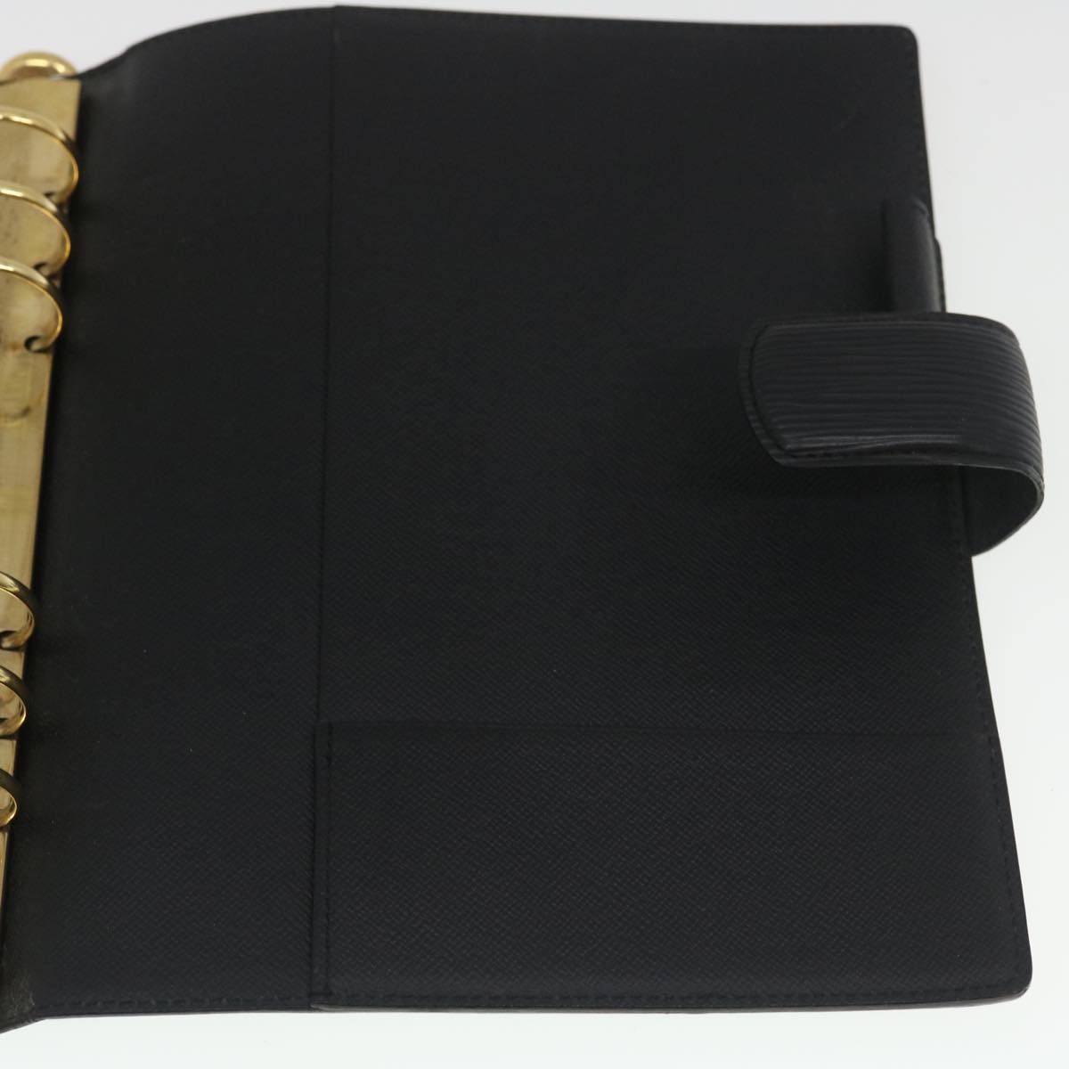 LOUIS VUITTON Epi Agenda GM Day Planner Cover Black R20212 LV 35159