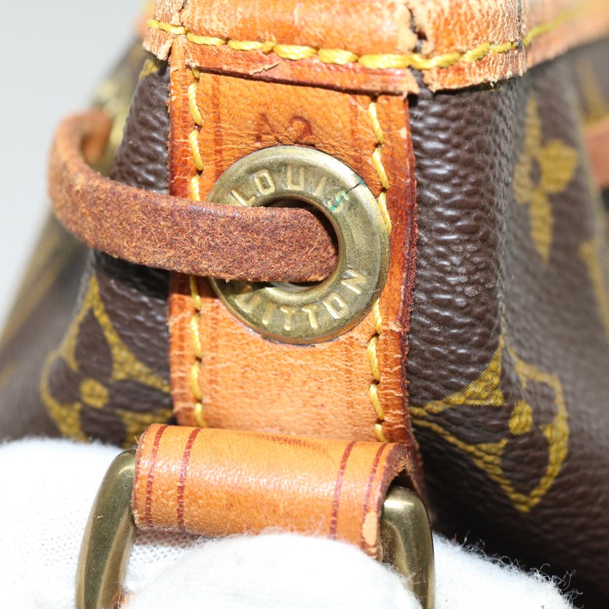 LOUIS VUITTON Monogram Petit Noe Shoulder Bag M42226 LV 35223