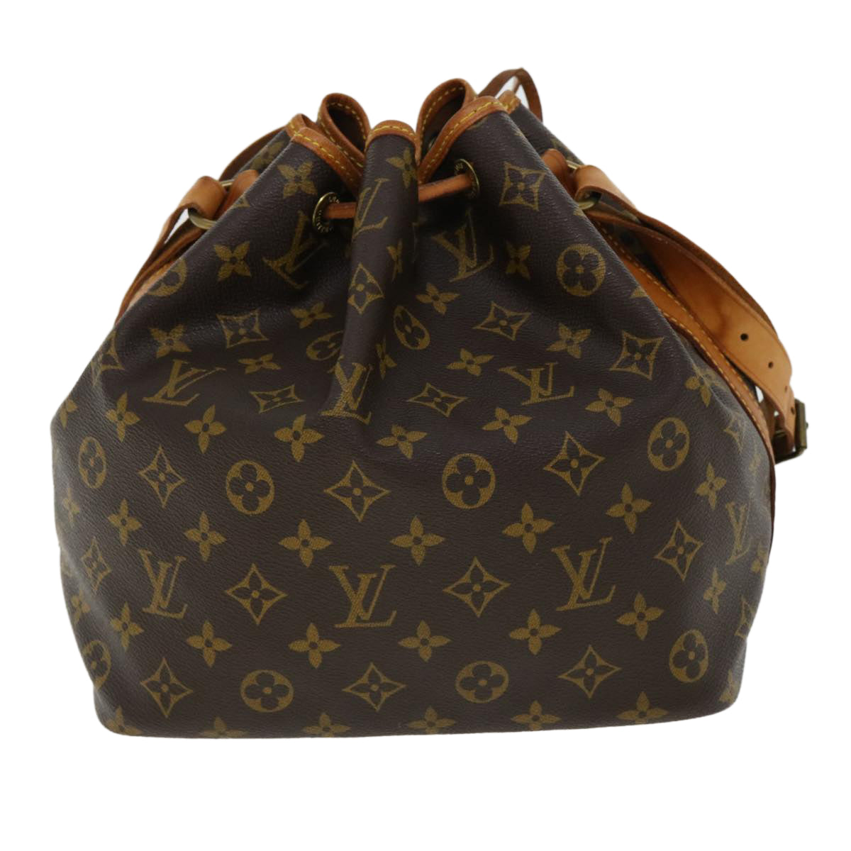 LOUIS VUITTON Monogram Petit Noe Shoulder Bag M42226 LV 35223