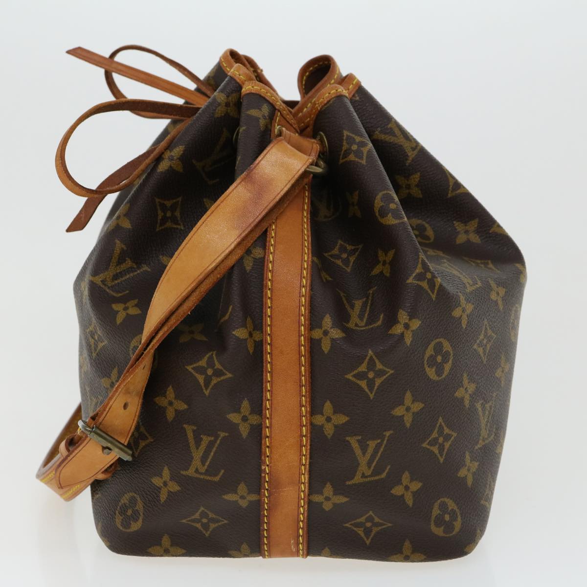 LOUIS VUITTON Monogram Petit Noe Shoulder Bag M42226 LV 35223