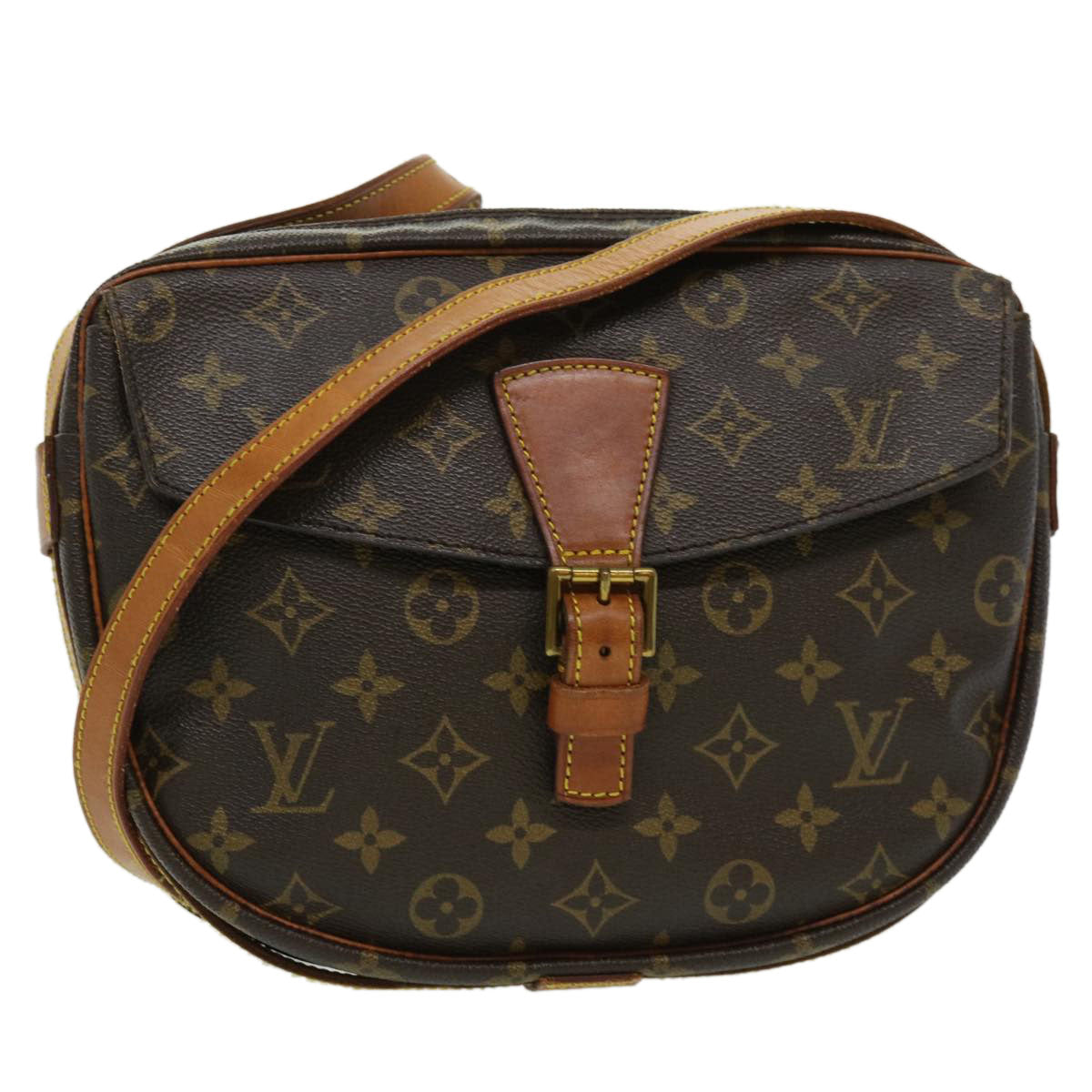 LOUIS VUITTON Monogram Jeune Fille GM Shoulder Bag Vintage M51225 LV 35263