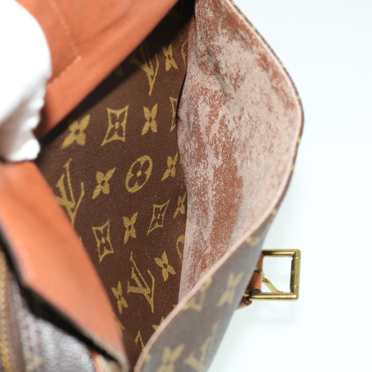LOUIS VUITTON Monogram Jeune Fille GM Shoulder Bag Vintage M51225 LV 35263