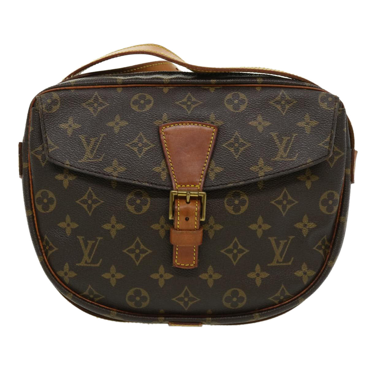 LOUIS VUITTON Monogram Jeune Fille GM Shoulder Bag Vintage M51225 LV 35263