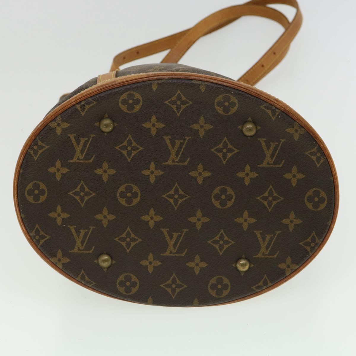 LOUIS VUITTON Monogram Bucket GM Shoulder Bag M42236 LV 35277