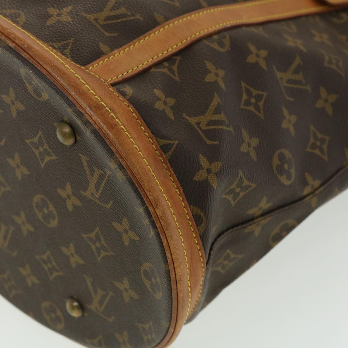 LOUIS VUITTON Monogram Bucket GM Shoulder Bag M42236 LV 35277