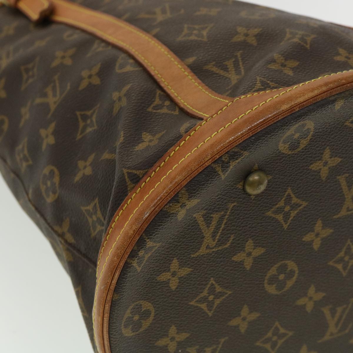 LOUIS VUITTON Monogram Bucket GM Shoulder Bag M42236 LV 35277